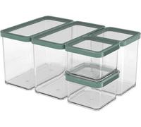 Storage Boxes, Rotho Loft Set Of Storage Tins 5 Pcs (32.3 X 22.3 X 16.6 Cm)