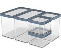 Storage Boxes, Rotho Loft Set Of Storage Tins 5 Pcs (32.3 X 22.3 X 16.6 Cm)