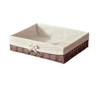 Storage Bread Plate Paper Rope Storage Basket Woven Storage Basket for Pastries Lunch Appetizer Breakfast A