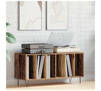 Storage Cabinet 100x38x48cm Old Wood Engineered Wood 6-Shelf Modern Tapered Legs