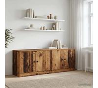 Storage Cabinet 2pcs Old Wood 66x35x48 cm Engineered Wood Modular Under Bed Kids