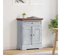 Storage Cabinet 63 X 30 X 79 Cm Solid Mahogany Wood