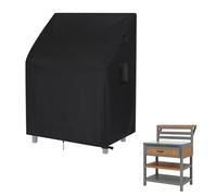 Storage Cabinet Cover, 420D Waterproof Outdoor Cabinet Covers Protective Cover for Garden Potting Bench with Storage Cabinet Patio Water Resistant, Anti-Fade Fabric (83x75x123cm)
