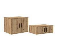 Storage Cabinet Engineered Wood Modern Home Living Room Organizer Space vidaXL