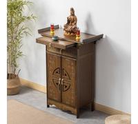 Storage Cabinet for Meditation and Home Sanctuary, Living Room or Bedroom Use