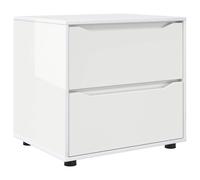 Storage Cabinet Height Adjustable with Drawer Engineered Wood Home vidaXL