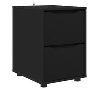 Storage Cabinet Height Adjustable with Drawer Engineered Wood Home vidaXL