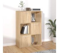 Storage Cabinet Highboard Cupboard Bookcase Book Shelf Engineered Wood vidaXL