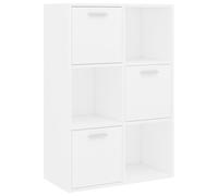Vidaxl Storage Cabinet White 60X29.5X90 Cm Engineered Wood