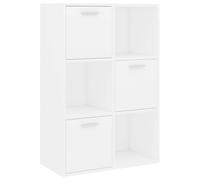 Storage Cabinet Highboard Cupboard Bookcase Book Shelf Engineered Wood vidaXL