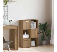 Storage Cabinet Highboard Cupboard Bookcase Book Shelf Engineered Wood vidaXL