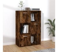 Vidaxl Storage Cabinet Smoked Oak 60X29.5X90 Cm