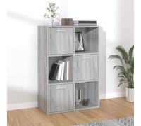 vidaXL Storage Cabinet Grey Sonoma 60x29.5x90 cm LSO UK