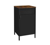 Storage Cabinet Rustic Brown and Black