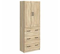 Storage cabinet set Sonoma Oak 66 x 34.5 x 87 cm Engineered Wood 3 Drawers Wall