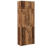 vidaXL Storage Cabinet Old wood 80 x 42.5 x 225 cm Engineered wood