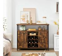 Storage Cabinet Sideboard and Buffet Table with Wine Holder Cupboard LSC094B01
