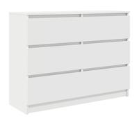 Vidaxl Sideboard White 100X35X76 Cm Engineered Wood