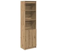 vidaXL Highboard Artisan Oak 50x35x180 cm Engineered Wood, cabinet, side cabinet, tall storage cabinet, storage cabinet, tall cabinet, tall cupboard