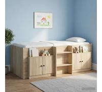 Storage cabinet Sonoma oak 66x35x48 cm Engineered wood modular under-loft twin