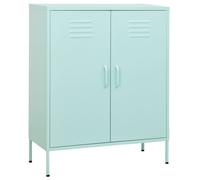 Storage Cabinet Steel Olive Green 80x35x101.5cm Adjustable Shelves With Leveller