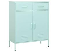 Storage Cabinet Steel Sideboard Bookcase Display Cabinet Multi Colours vidaXL