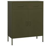 Storage Cabinet Steel Sideboard Bookcase Display Cabinet Multi Colours vidaXL
