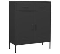 Vidaxl Storage Cabinet Anthracite 80X35X101.5 Cm Steel