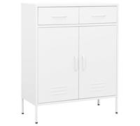 Storage Cabinet Steel Sideboard Bookcase Display Cabinet Multi Colours vidaXL