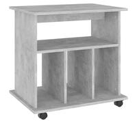 Rolling Cabinet Office Side Table Hall Drawer Cabinet Engineered Wood vidaXL