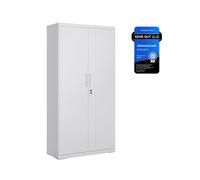 Storage Cabinet with Adjustable Shelves and Double Doors