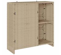 Storage Cabinet with Shelf with Storage with Door Rattan Decorative vidaXL