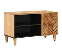 Storage Cabinets Brown 80 X 31.5 X 46 Cm Solid Mango Wood