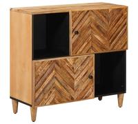 Storage Cabinets Brown 80 X 33.5 X 75 Cm Solid Mango Wood