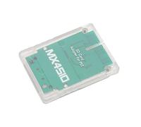 Storage Card Adapter Professional Memory Card Reader for MX4SIO Slot Connection, for Game Console Players Material ABS 1pc (Transparent White)