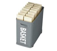 Storage Cart For Under The Desk | Oxford Fabric Basket With Handle | Practical Trolley On Wheels For Under The Desk | Home Office School Student Room Outdoor Camping Books Clothes Toys S