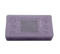 Storage Case Box for AYANEO Pocket S Mini Game Console Magnetic Closure Scratch-Resistant Dustproof Hard Shell Protective 3D Printed Cover Case Accessories (Translucent Purple)