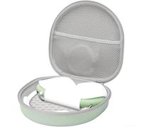 Storage Case for AirPods Max Headset - Hard EVA Protective Shell with Plush Lining Silicone Ear Guards Anti-Dust Travel Bag Blue(green)