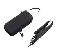 Storage Case for DJI Osmo Pocket 4 Pro, Shockproof EVA Hard Shell Portable Carrying Protective Bag with Adjustable Strap, Crossbody Sling Pouch Bag (Black with Shoulder Strap)