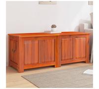 Storage Chest Brown Solid Acacia Wood 150x55x57cm Lift-Top Trunk 28kg with Lid.