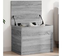 vidaXL Storage Box Blanket Box Storage Chest Box Grey Sonoma Engineered Wood