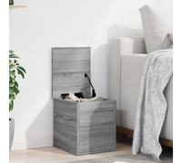 vidaXL Storage Box - Grey Sonoma Engineered Wood, 30x35x35 cm - Vesatile Usage: Coffee Table, Side Table, Blanket Box