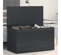 vidaXL Storage Chest Sonoma Oak Engineered Wood Cabinet Trunk Container Box