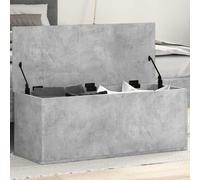 vidaXL Storage Box Concrete Grey 90x35x35 cm Engineered Wood