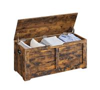 Ledrem Storage Chest, Storage Bench, Blanket Box With 2 Safety Hinges, Shoe Storage Bench, Farmhouse Style, 40 X 100 X 46 Cm