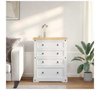 Storage Chests with Drawer with Storage Corona Solid Pine Wood Home vidaXL