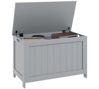 Storage Chest with 2 Safety Hinges, Storage Bench for Living Room