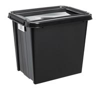 Storage Container Lid Organizer Box QR Code Stackable Functional Black 14 - 70L