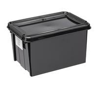 Storage Container Organizer Box QR Code XXS - XXL Lid Stackable Black 14L - 70L