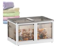 Storage Containers - Transparent PP Box | Container with Lid for Organizing Cupboards, Storage in the Kitchen, Sorting in the Home Office, for Use in the Bedroom